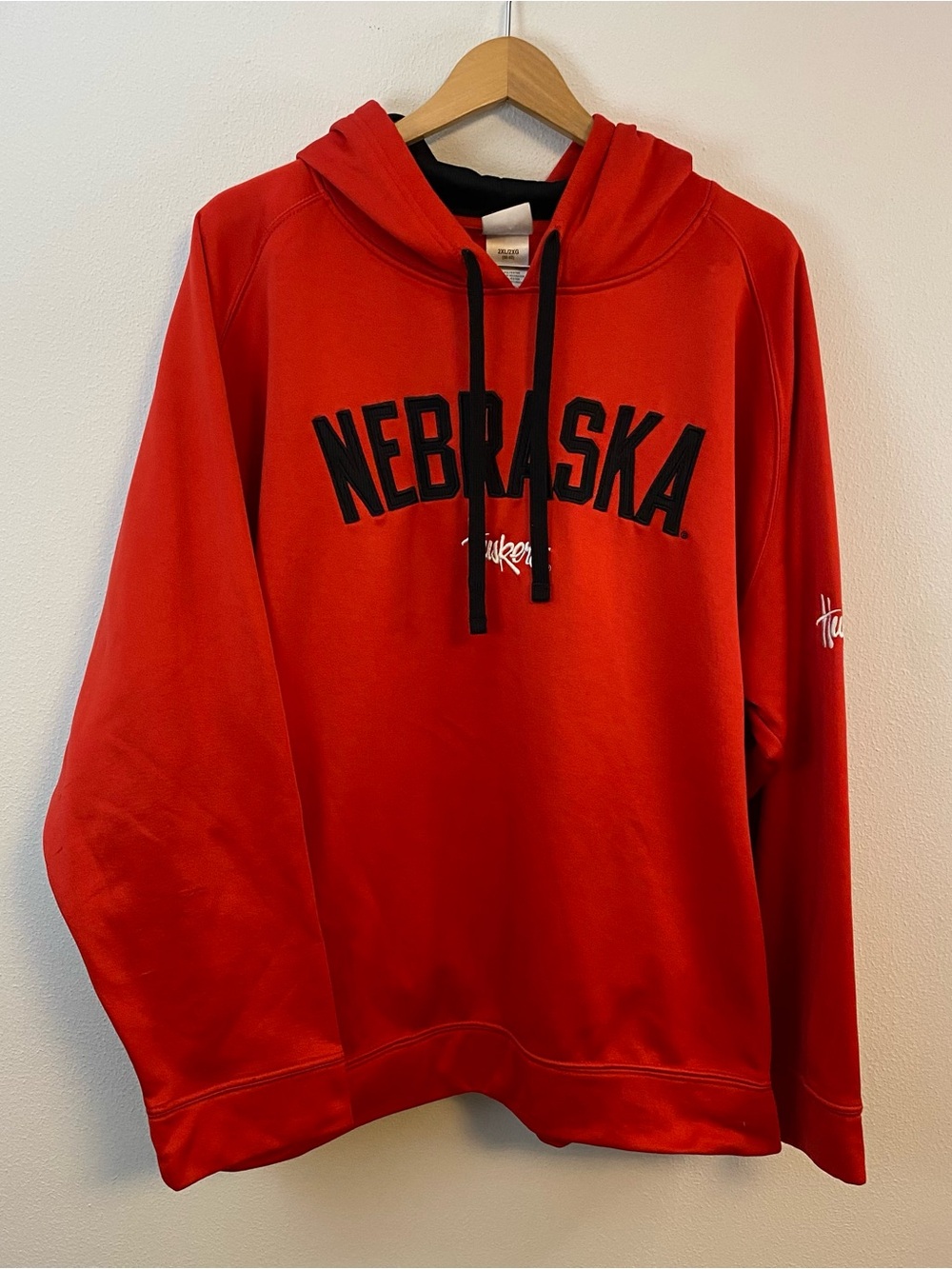 Nebraska Huskers Red Hoodie Sweatshirt Mens 2XL